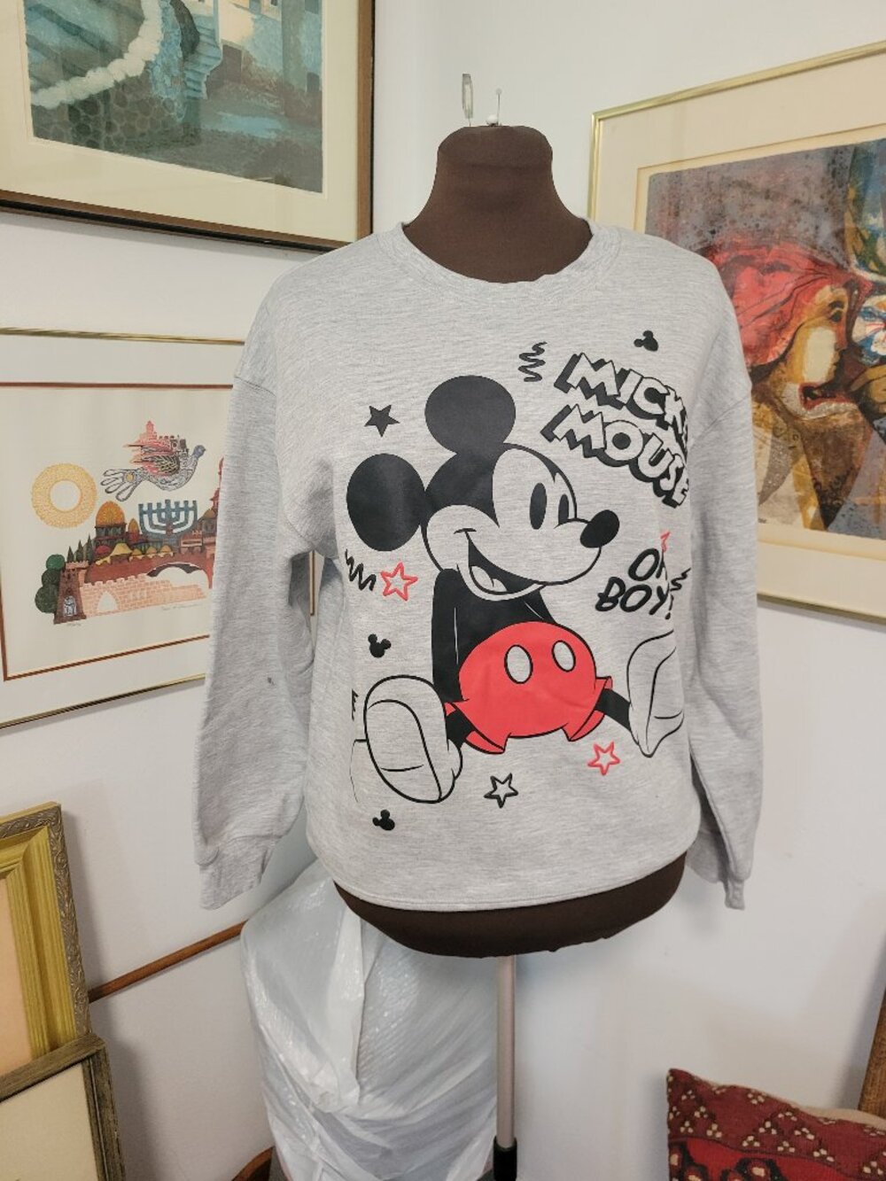 Mickey Mouse Sweatshirt Like New Size M